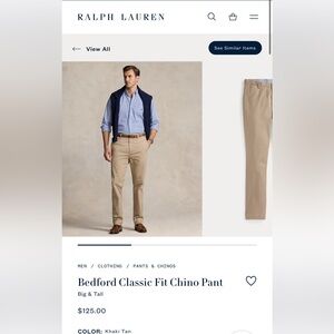 Bedford Classic Fit Chino Pant